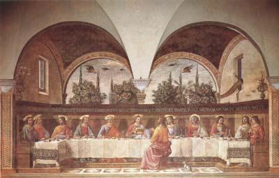Domenico Ghirlandaio Last Supper (mk08) Norge oil painting art